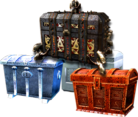 Premium page image, a pile of chests